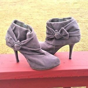 Charlotte Russe - Olive Green Sued